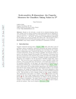 Scale-sensitive Psi-dimensions: the Capacity Measures for Classifiers
  Taking Values in R^Q