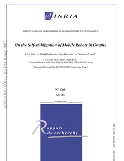 On the Self-stabilization of Mobile Robots in Graphs