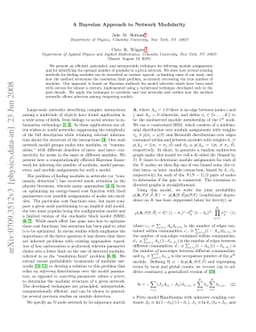A Bayesian Approach to Network Modularity