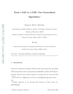 From k-SAT to k-CSP: Two Generalized Algorithms