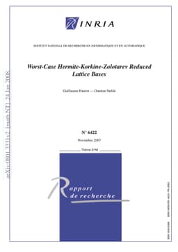 Worst-Case Hermite-Korkine-Zolotarev Reduced Lattice Bases