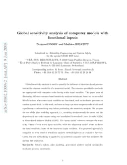 Global sensitivity analysis of computer models with functional inputs