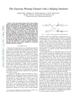 The Gaussian Wiretap Channel with a Helping Interferer