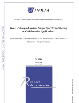 Telex: Principled System Support for Write-Sharing in Collaborative
  Applications