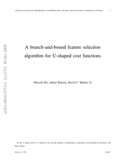 A branch-and-bound feature selection algorithm for U-shaped cost
  functions