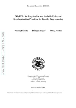 NB-FEB: An Easy-to-Use and Scalable Universal Synchronization Primitive
  for Parallel Programming