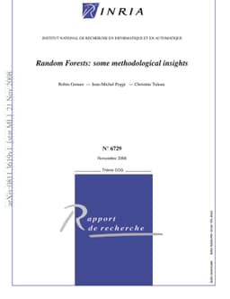 Random Forests: some methodological insights