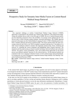 Prospective Study for Semantic Inter-Media Fusion in Content-Based
  Medical Image Retrieval