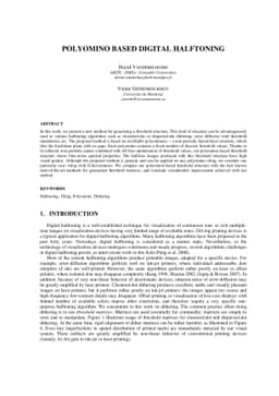 Polyomino-Based Digital Halftoning