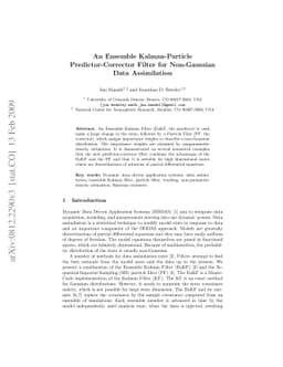 An Ensemble Kalman-Particle Predictor-Corrector Filter for Non-Gaussian
  Data Assimilation