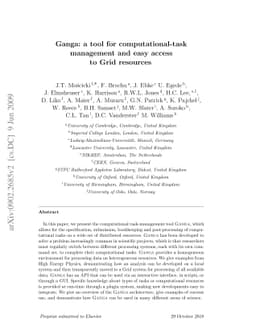 Ganga: a tool for computational-task management and easy access to Grid
  resources
