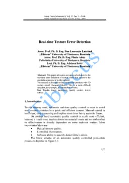 Real-time Texture Error Detection