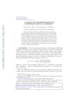 A vanilla Rao--Blackwellization of Metropolis--Hastings algorithms