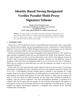 Identity Based Strong Designated Verifier Parallel Multi-Proxy Signature
  Scheme