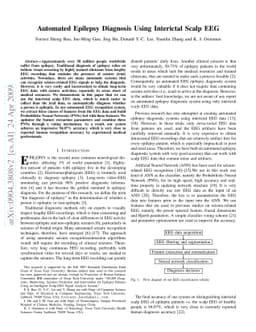 Automated Epilepsy Diagnosis Using Interictal Scalp EEG