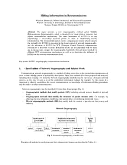 Hiding Information in Retransmissions