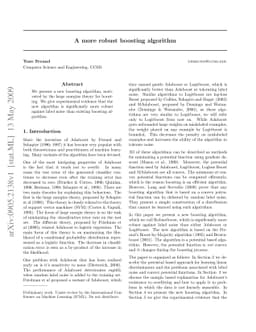 A more robust boosting algorithm