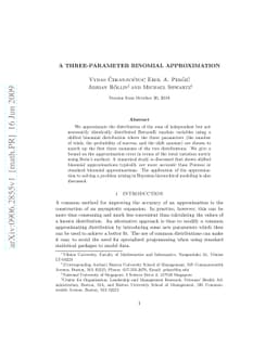 A Three-Parameter Binomial Approximation
