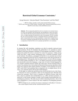 Restricted Global Grammar Constraints