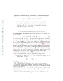 Perfect simulation of Vervaat perpetuities
