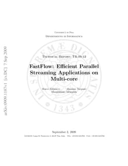 FastFlow: Efficient Parallel Streaming Applications on Multi-core