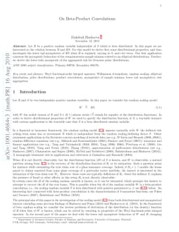 On Beta-Product Convolutions