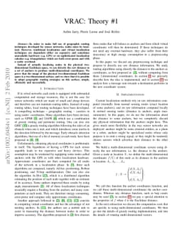 VRAC: Theory #1