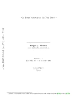 On Event Structure in the Torn Dress