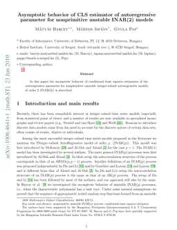 Asymptotic behavior of CLS estimator of autoregressive parameter for
  nonprimitive unstable INAR(2) models