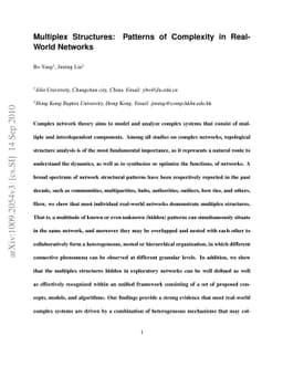 Multiplex Structures: Patterns of Complexity in Real-World Networks