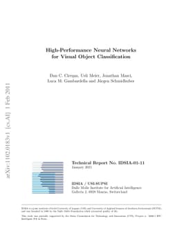 High-Performance Neural Networks for Visual Object Classification