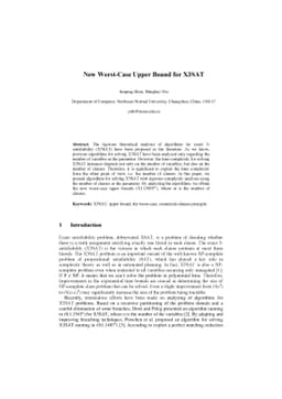 New Worst-Case Upper Bound for X3SAT