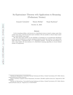 An Equivariance Theorem with Applications to Renaming (Preliminary
  Version)