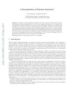 A Formalization of Polytime Functions