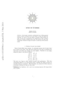 Music By Numbers
