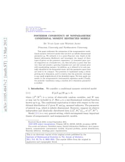Posterior consistency of nonparametric conditional moment restricted
  models