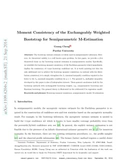 Moment Consistency of the Exchangeably Weighted Bootstrap for
  Semiparametric M-Estimation