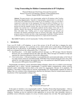 Using Transcoding for Hidden Communication in IP Telephony