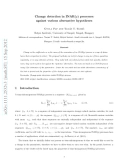 Change detection in INAR(p) processes against various alternative
  hypotheses