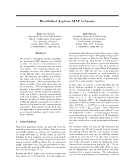 Distributed Anytime MAP Inference