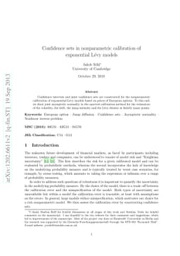Confidence sets in nonparametric calibration of exponential Lévy
  models