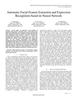 Automatic facial feature extraction and expression recognition based on
  neural network
