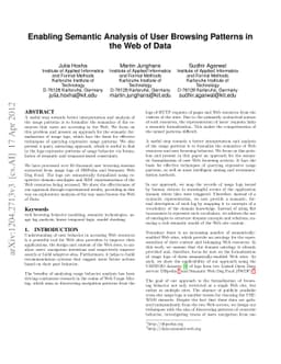 Enabling Semantic Analysis of User Browsing Patterns in the Web of Data