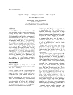 Crowdsourcing Collective Emotional Intelligence