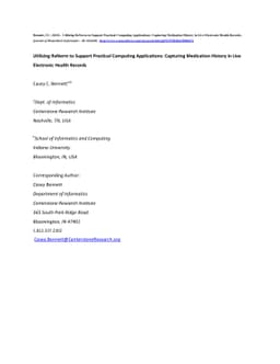 Utilizing RxNorm to Support Practical Computing Applications: Capturing
  Medication History in Live Electronic Health Records