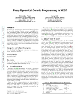 Fuzzy Dynamical Genetic Programming in XCSF