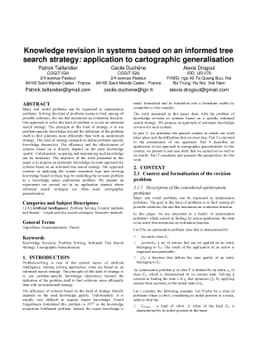 Knowledge revision in systems based on an informed tree search strategy
  : application to cartographic generalisation