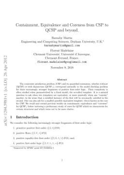 Containment, Equivalence and Coreness from CSP to QCSP and beyond