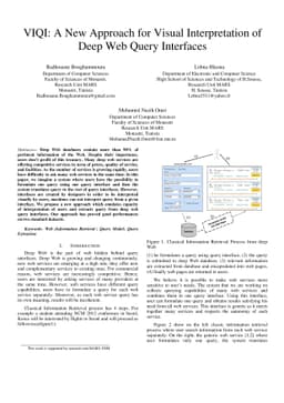 VIQI: A New Approach for Visual Interpretation of Deep Web Query
  Interfaces
