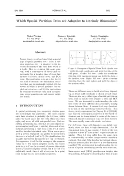 Which Spatial Partition Trees are Adaptive to Intrinsic Dimension?